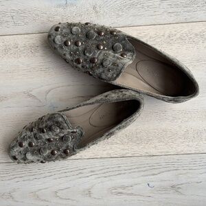 Donald Pliner Velvet shoes